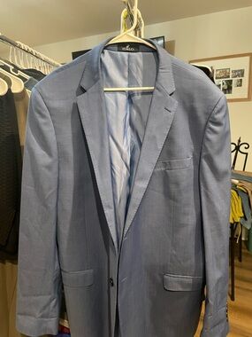 Italo Men's Light Blue Sport Coat